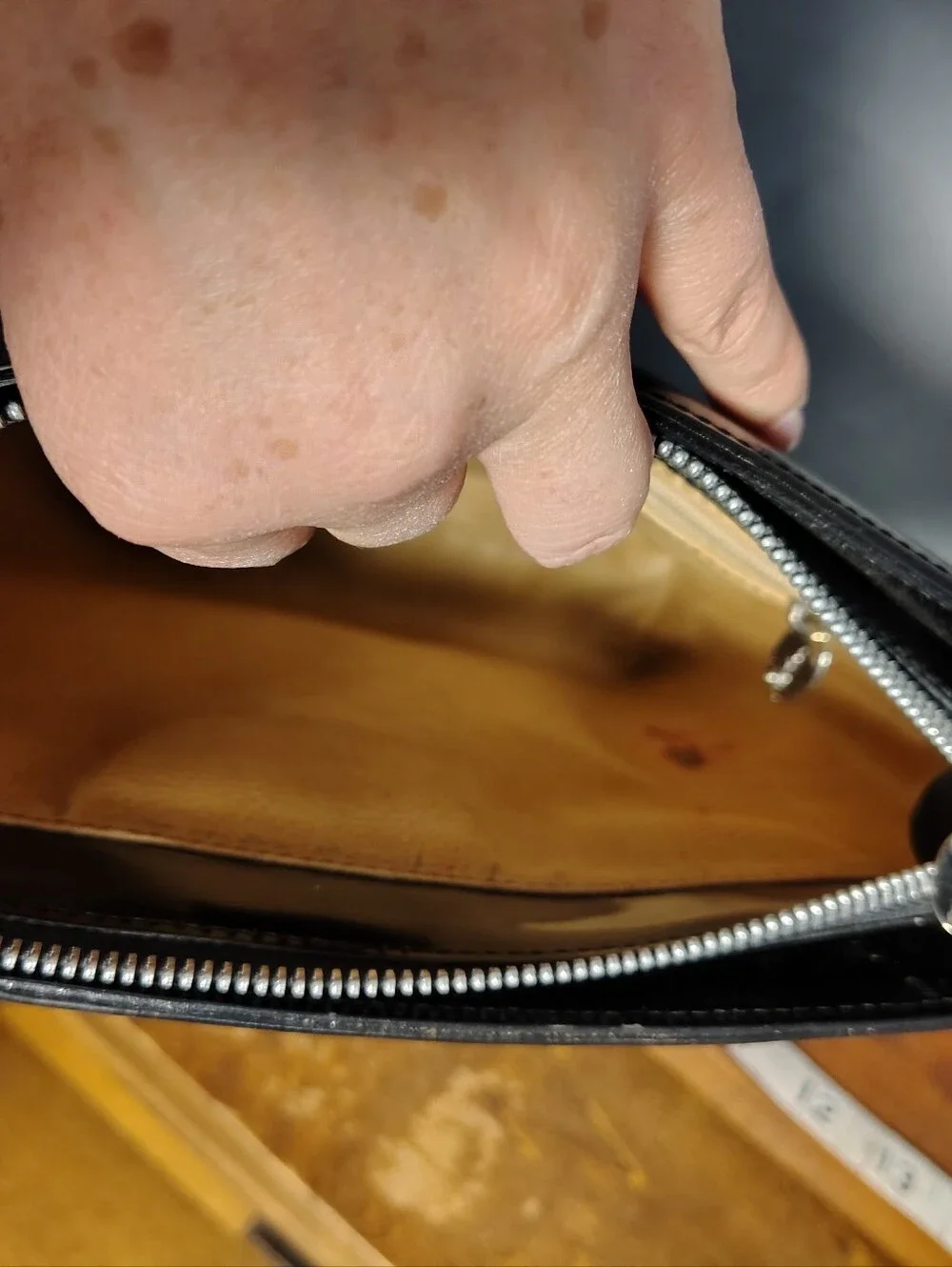 Cartier Black 2000's Leather Top Handle Trinity Bag - Picture 9 of 13